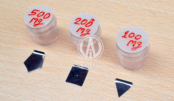 Milligram laboratory Weights
